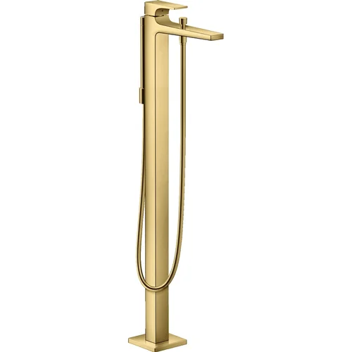 hansgrohe Metropol Einhebel-Wannenmischer bodenstehend mit Hebelgriff Polished Gold Optic