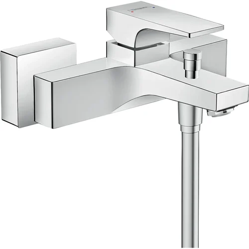 hansgrohe Metropol Einhebel-Wannenmischer Aufputz mit Hebelgriff Chrom