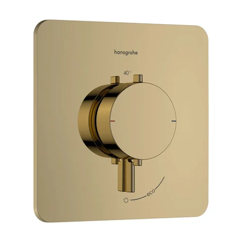 hansgrohe Ecostat Comfort Q Thermostat Unterputz für 1 Verbraucher Polished Gold Optic