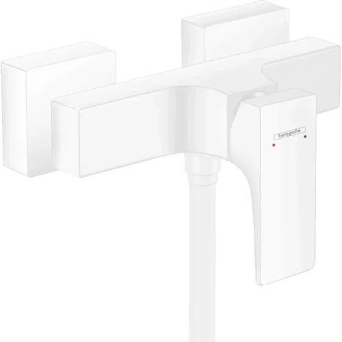 hansgrohe Metropol Einhebel-Brausemischer Aufputz mit Hebelgriff Mattweiß