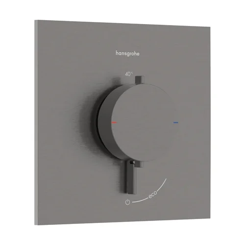 hansgrohe Ecostat Comfort E Thermostat Unterputz für 1 Verbraucher Brushed Black Chrome