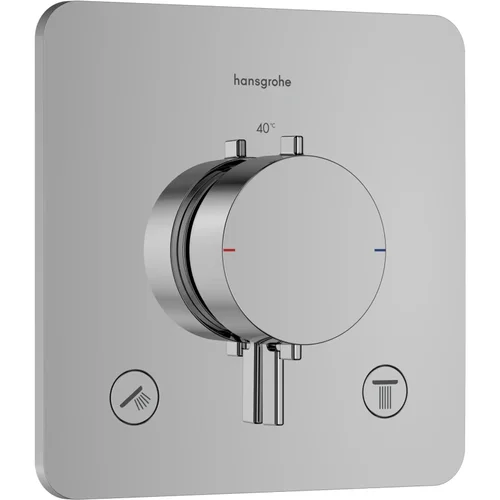 hansgrohe Ecostat Comfort Q Thermostat Unterputz für 2 Verbraucher Chrom