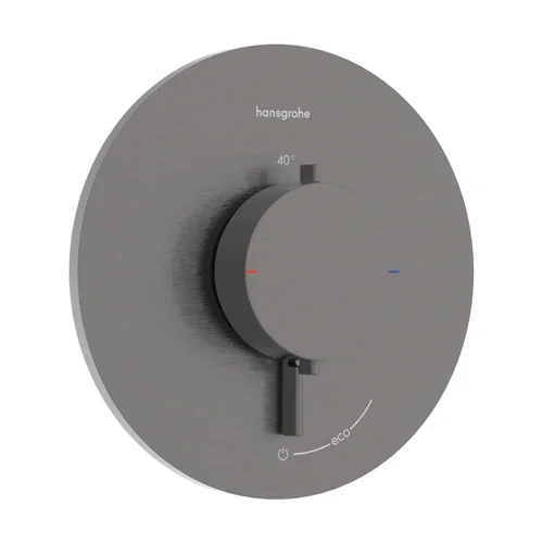 hansgrohe Ecostat Comfort S Thermostat Unterputz für 1 Verbraucher Brushed Black Chrome