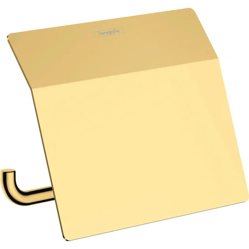 hansgrohe AddStoris Q Toilettenpapierhalter mit Deckel Polished Gold Optic
