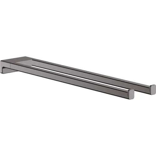 hansgrohe AddStoris Q Handtuchhalter zweiarmig Brushed Black Chrome