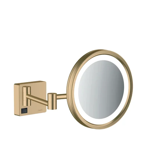 hansgrohe AddStoris Rasierspiegel mit LED Leuchte Brushed Bronze