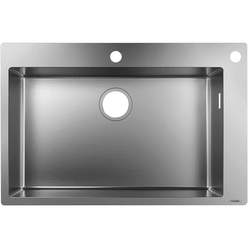 hansgrohe S71 S712-F660 Einbauspüle 660 Edelstahl