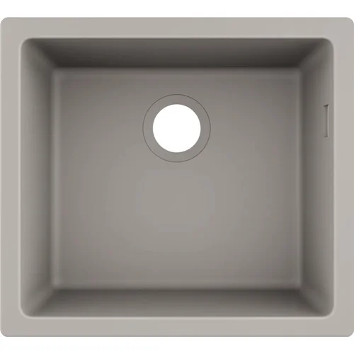 hansgrohe S51 S510-U450 Unterbauspüle 450 Betongrau