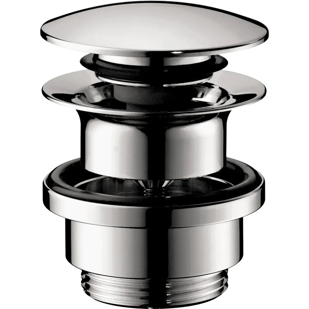 Hansgrohe Ablaufgarnitur Push-Open Für Waschtisch- Und Bidetmischer Chrom, 50100000 - Bild 1