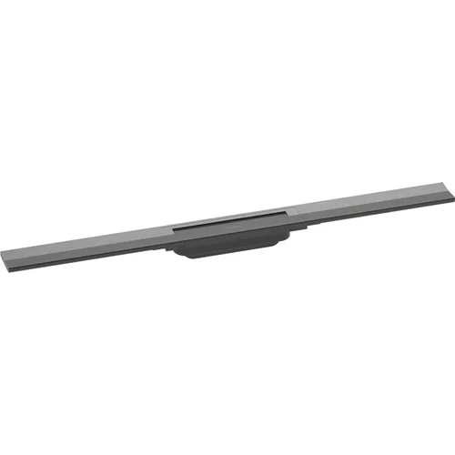 hansgrohe RainDrain Flex Fertigset Duschrinne 800 kürzbar Brushed Black Chrome