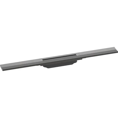 hansgrohe RainDrain Flex Fertigset Duschrinne 700 kürzbar Brushed Black Chrome