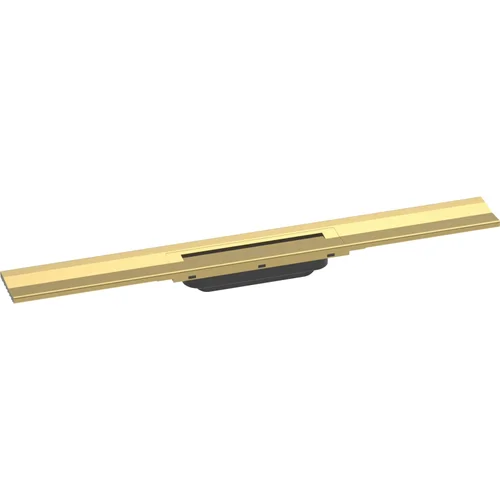 hansgrohe RainDrain Flex Fertigset Duschrinne 700 kürzbar zur Wandmontage Polished Gold Optic
