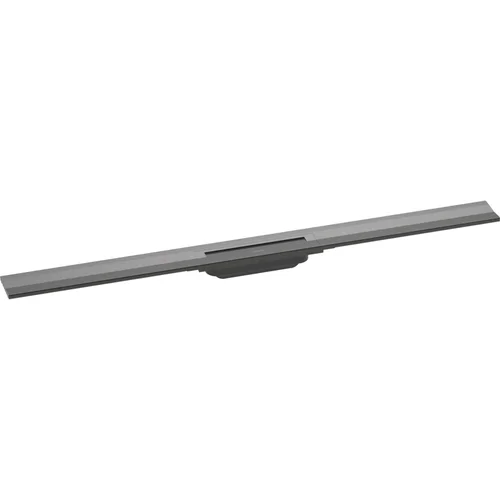 hansgrohe RainDrain Flex Fertigset Duschrinne 1000 kürzbar zur Wandmontage Brushed Black Chrome