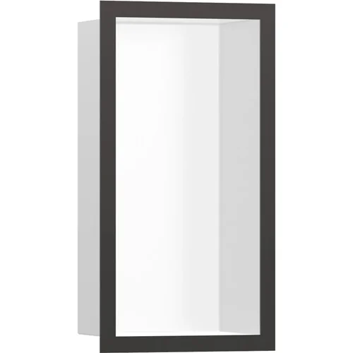 hansgrohe XtraStoris Individual Wandnische Mattschwarz mit Designrahmen 300/150/100 Brushed Black Chrome