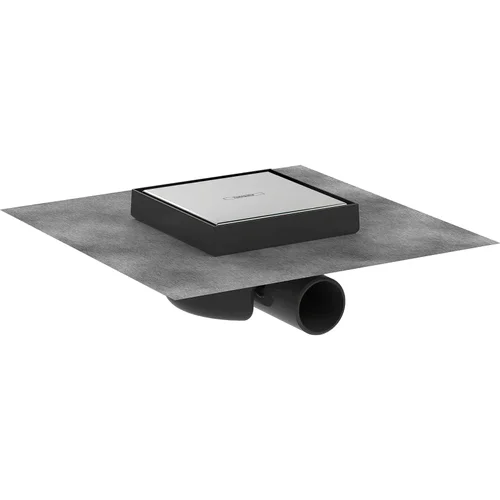 hansgrohe RainDrain Spot Komplettset Punktablauf 150/150 rückseitig befliesbar Edelstahl gebürstet