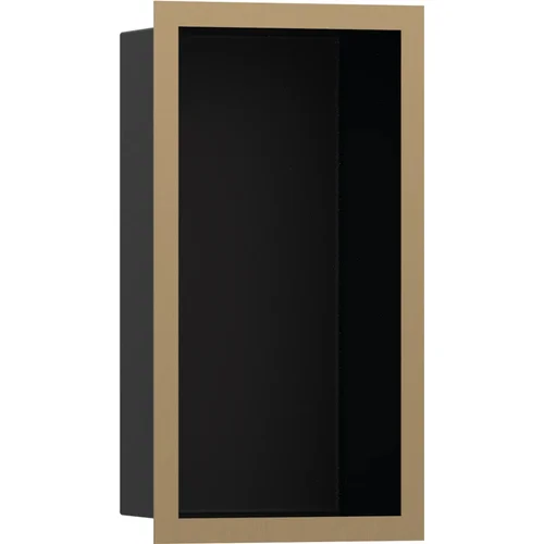 hansgrohe XtraStoris Individual Wandnische Mattschwarz mit Designrahmen 300/150/100 Brushed Bronze