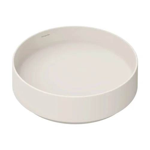 hansgrohe Xuniva Evo S Aufsatzwaschtisch 400/400 ohne Hahnloch und Überlauf Sandbeige Matt