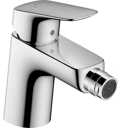 hansgrohe Logis Einhebel-Bidetmischer 70 mit Zugstangen-Ablaufgarnitur Chrom