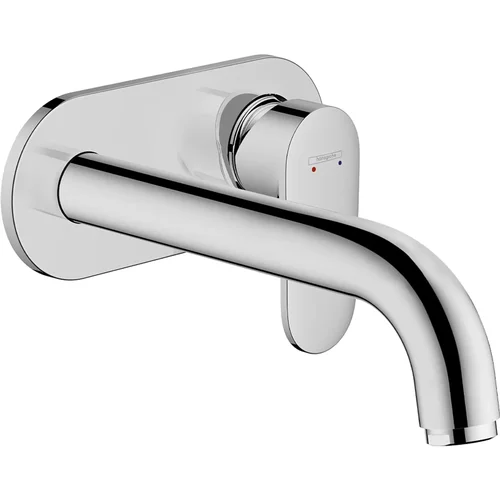 hansgrohe Vernis Blend Einhebel-Waschtischmischer Unterputz für Wandmontage mit Auslauf 20,7 cm Chrom