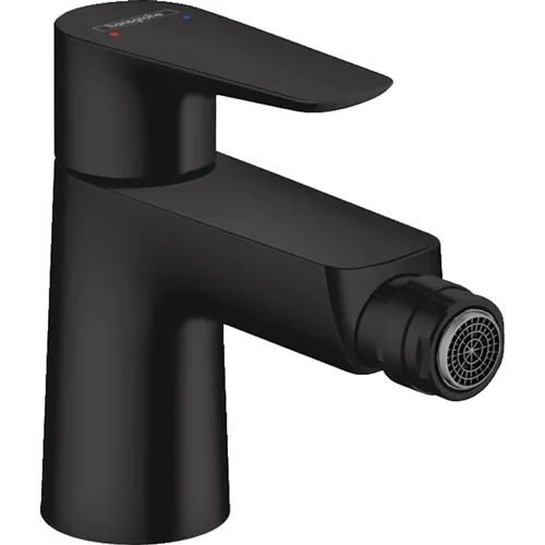 hansgrohe Talis E Einhebel-Bidetmischer mit Zugstangen-Ablaufgarnitur Mattschwarz