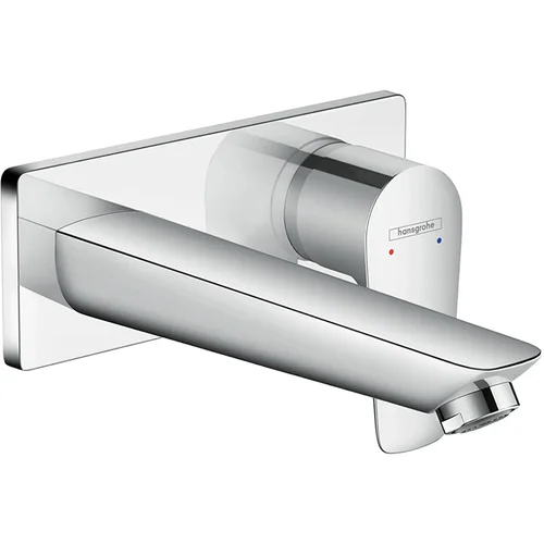 hansgrohe Talis E Einhebel-Waschtischmischer Unterputz für Wandmontage mit Auslauf 16,5 cm Chrom