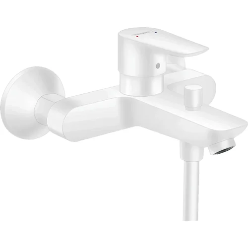 hansgrohe Talis E Einhebel-Wannenmischer Aufputz Mattweiß