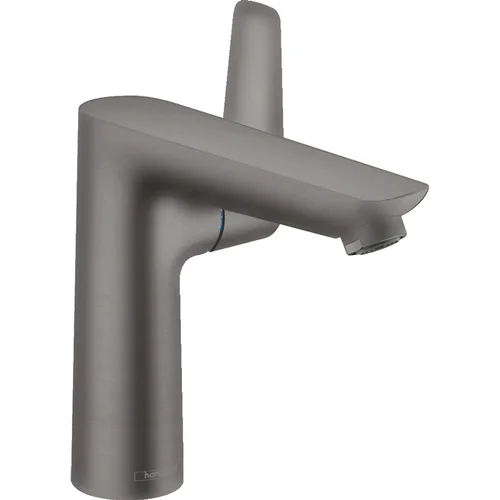 hansgrohe Talis E Einhebel-Waschtischmischer 150 mit Zugstangen-Ablaufgarnitur Brushed Black Chrome