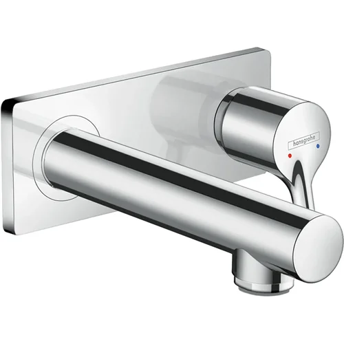 hansgrohe Talis S Einhebel-Waschtischmischer Unterputz für Wandmontage mit Auslauf 16,5 cm Chrom