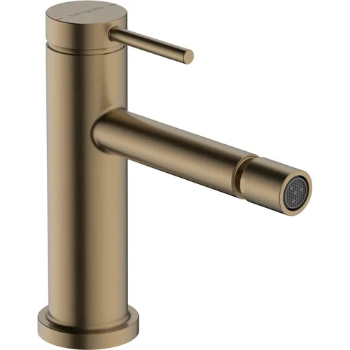 hansgrohe Tecturis S Einhebel-Bidetmischer mit Zugstangen-Ablaufgarnitur Brushed Bronze