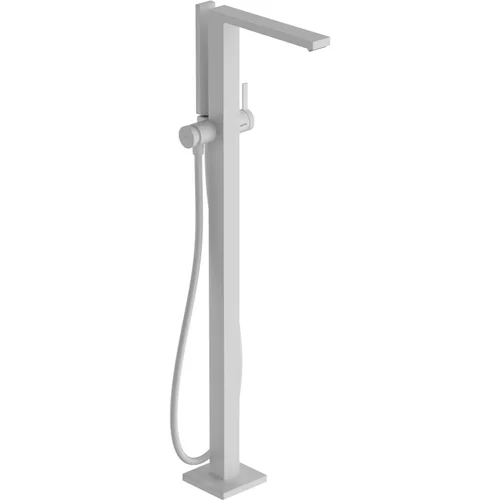 hansgrohe Tecturis E Einhebel-Wannenmischer bodenstehend Mattweiß