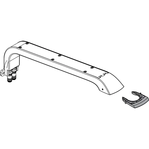 hansgrohe Raindance Select E300 Brausearm Showerpipe Chrom
