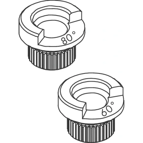 hansgrohe Talis Anschlagring Set 60° / 80° Chrom