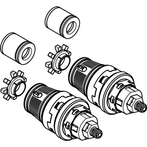 hansgrohe AVP DN9 mit Rückflussverhinderer und Stützring