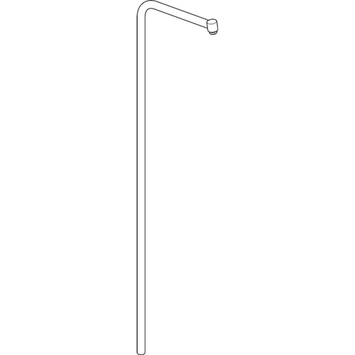 hansgrohe Steigrohr für Showerpipe, Rohr 1070 mm Chrom