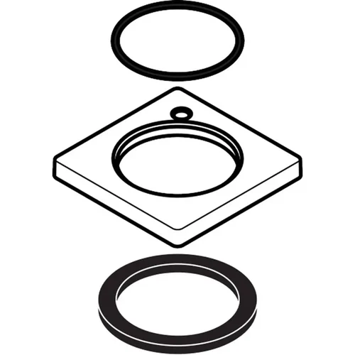 hansgrohe Rosette 48 mm für Metropol Mischer Mattschwarz