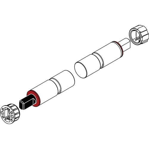hansgrohe Dummy Dämpfer Set für EluPura WC-Sitz