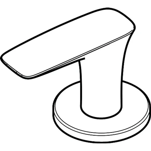 hansgrohe Griff WW PuraVida 3-L.WT/Bidet Chrom
