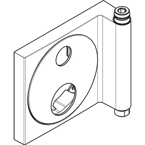 hansgrohe Showerpipe UP mit HG Rosette Chrom