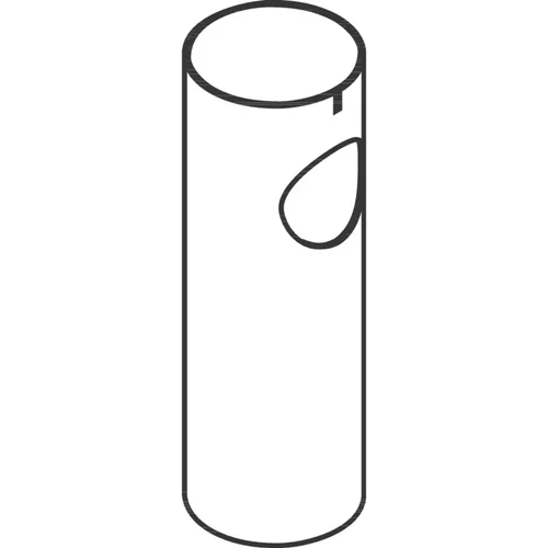 hansgrohe Design Siphon Rohr beschriftet Chrom