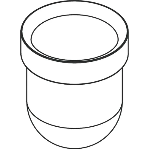hansgrohe Logis WC-Bürstenhalter mit Glaseinsatz