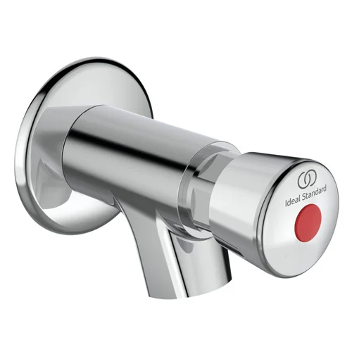 Ideal Standard Selbstschluss-Wandauslaufventil Alpha, Chrom