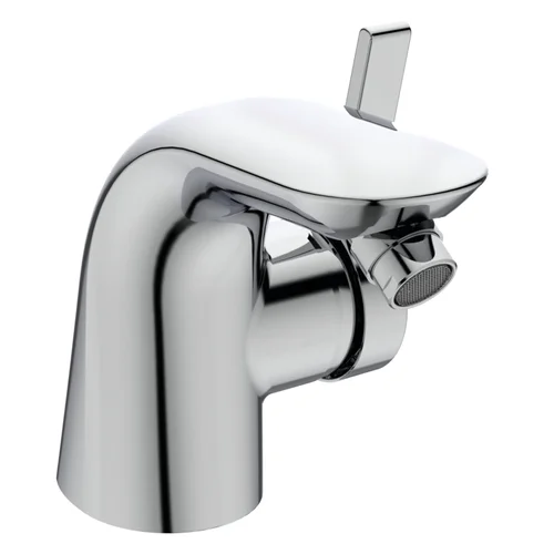 Ideal Standard Bidetarmatur Melange, mit Ablaufgarnitur, Ausladung 113mm, Chrom