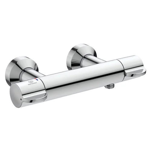 Ideal Standard Brausethermostat Aufputz Ceraplus Safe gesamte Ausladung 140-157mm Chrom, Chrom