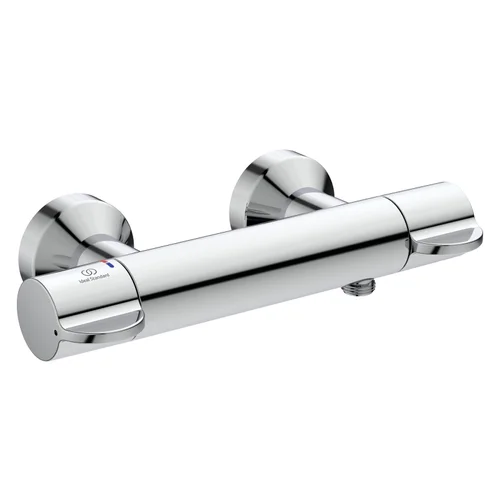 Ideal Standard Brausethermostat Aufputz Ceraplus Safe gesamte Ausladung 115-133mm Chrom, Chrom