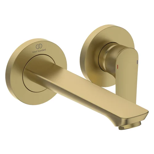 Ideal Standard Connect Air Wand-Waschtischarmatur, Brushed Gold