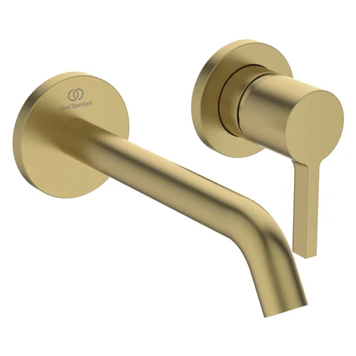 Ideal Standard Joy Wand-Waschtischarmatur, Brushed Gold