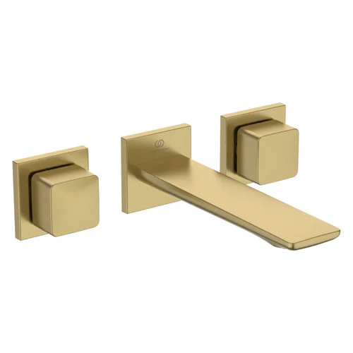 Ideal Standard Conca Zweigriff-Waschbeckenarmatur, Brushed Gold