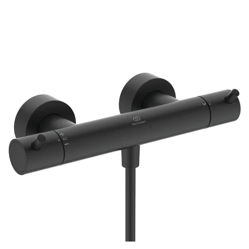 Ideal Standard Ceratherm T125 Brausearmatur AP, Silk Black