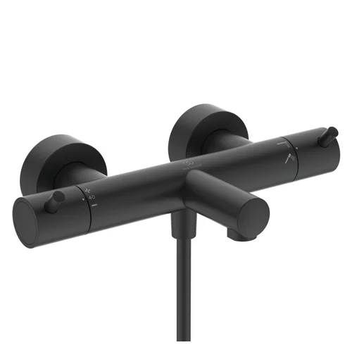 Ideal Standard Ceratherm T125 Badearmatur AP, Silk Black