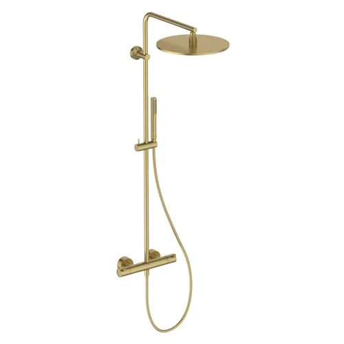 Ideal Standard Ceratherm T125 Duschsystem AP, Brushed Gold